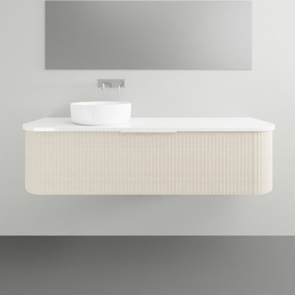 Marquis Shore 1 Drawer Wall Hung Vanity - 1500 Offset Bowl | The Blue Space
