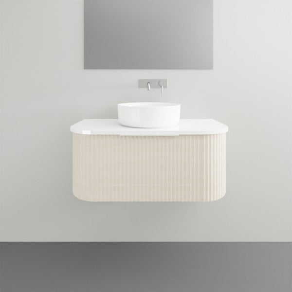 Marquis Shore 1 Drawer Wall Hung Vanity - 900 Centre Bowl | The Blue Space