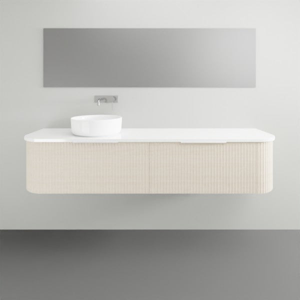 Marquis Shore 2 Drawer Wall Hung Vanity - 1800 Offset Bowl | The Blue Space