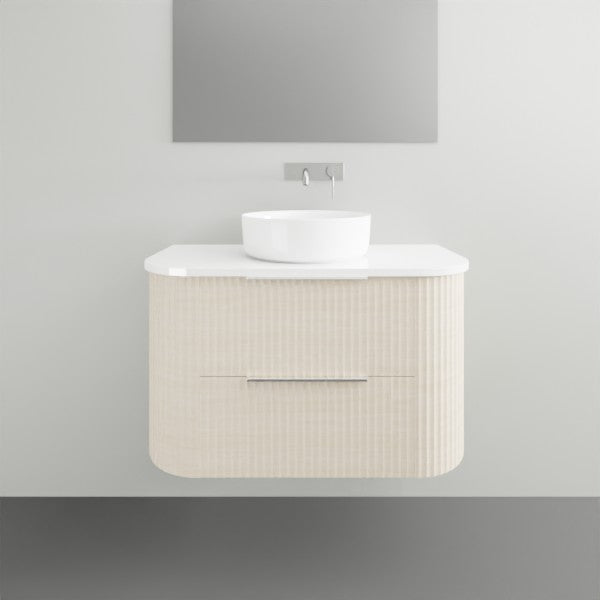 Marquis Shore 2 Drawer Wall Hung Vanity - 900 Centre Bowl | The Blue Space