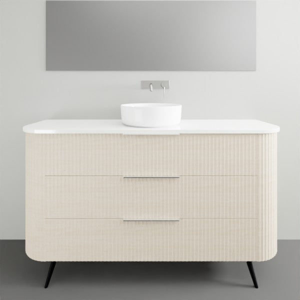 Marquis Shore Floor Standing Vanity on Legs - 1500 Centre Bowl | The Blue Space