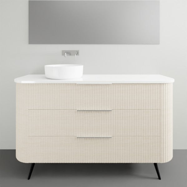 Marquis Shore Floor Standing Vanity on Legs - 1500 Offset Bowl | The Blue Space