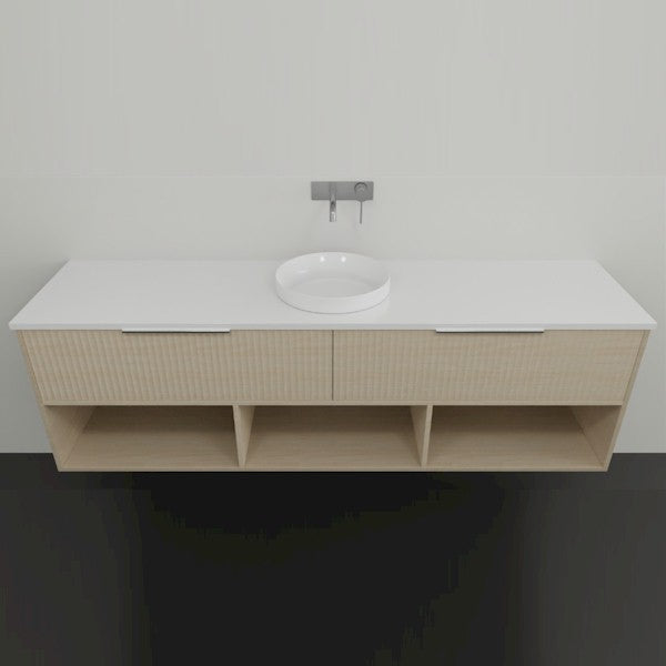 Marquis Merewether Wall Hung Vanity with Symphony Solid Surface Top and Basin