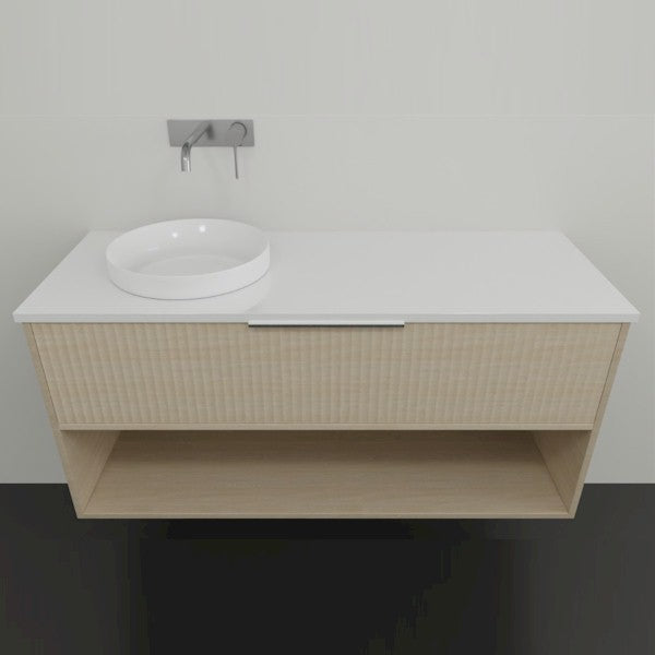 Marquis Merewether Wall Hung Vanity - 1200mm Offset Bowl | The Blue Space