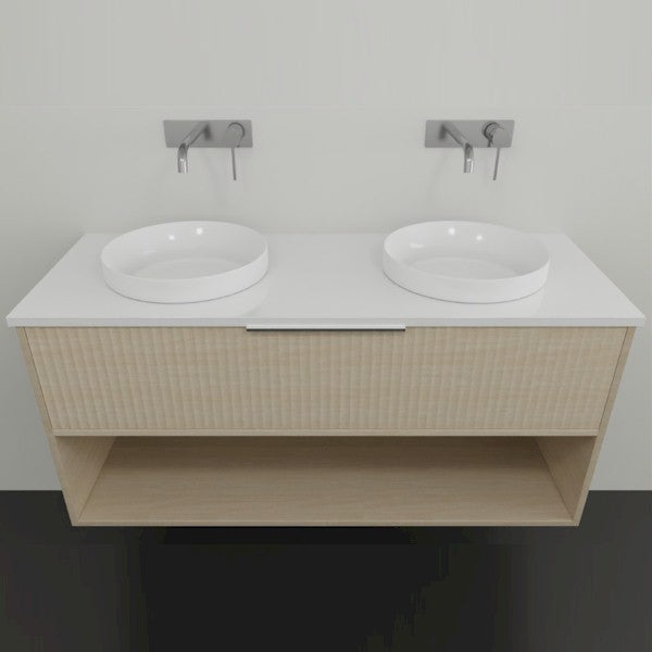 Marquis Merewether Wall Hung Vanity with Symphony Solid Surface Top and Basin