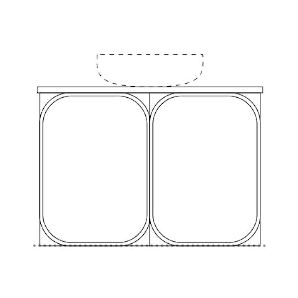 Marquis Port Wall Hung Vanity - 750mm Centre Bowl | The Blue Space