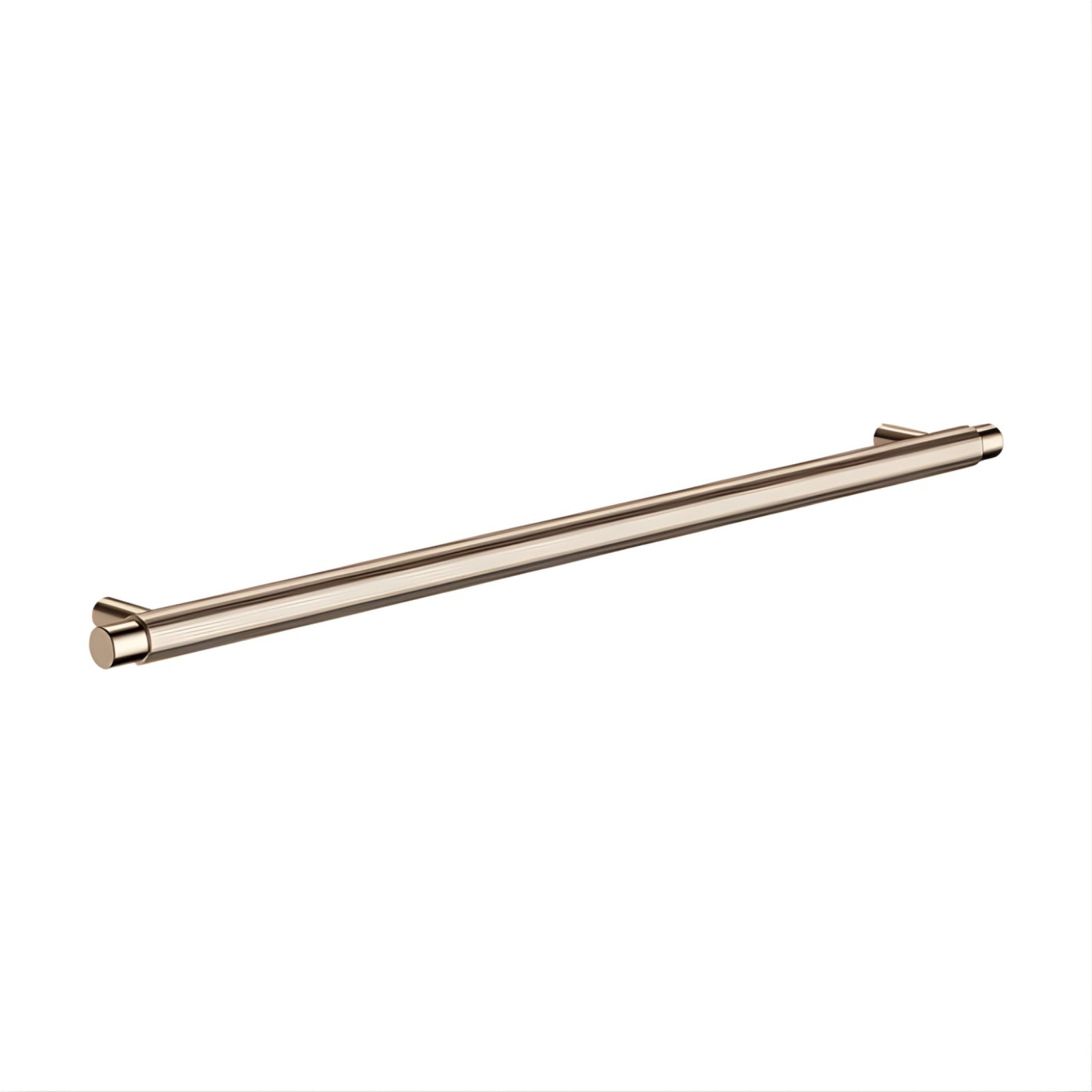Meir Öppen Round Pull 328mm Cabinet Handle Knurled Champagne MRCH-2P32N-CH - The Blue Space