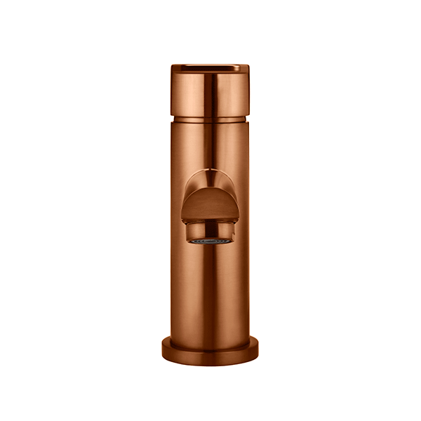 Meir Paddle Round Basin Mixer Lustre Bronze