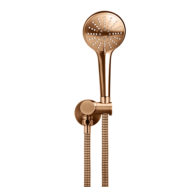 Meir Round 3 Function Hand Shower on Swivel Bracket Lustre Bronze