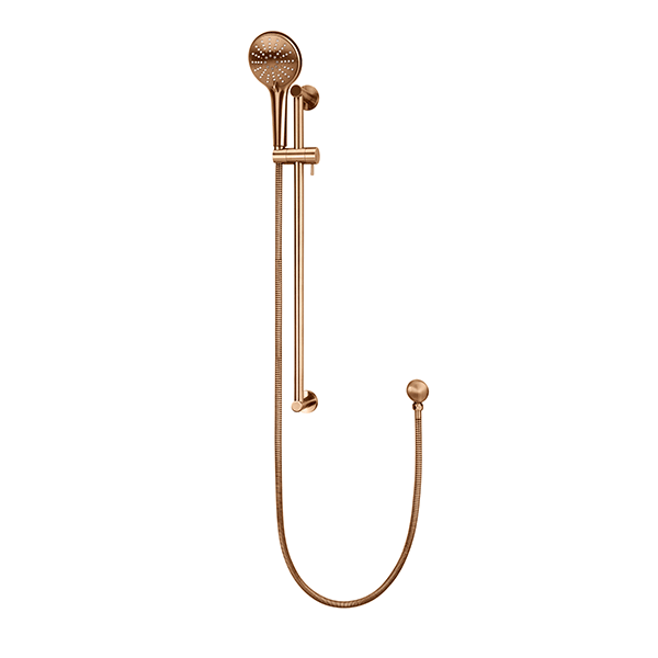 Meir Round 3 Function Rail Shower Lustre Bronze