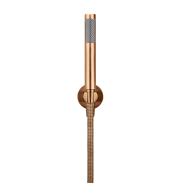 Meir Round Hand Shower on Bracket Lustre Bronze
