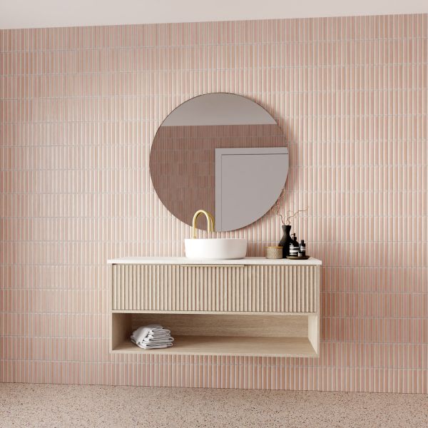 Marquis Merewether Wall Hung 1200mm Centre Bowl Vanity Angled | The Blue Space