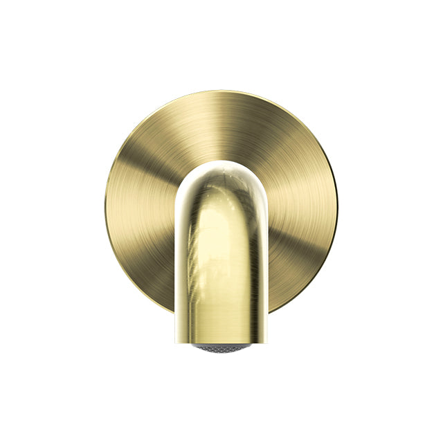 Nero Mecca Basin/Bath Spout Only Brushed Gold Backplate | The Blue Space