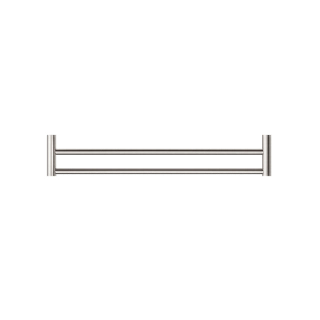 Buy Nero New Mecca Double Towel Rail 800mm Brushed Nickel NR2330dBN | The Blue Space