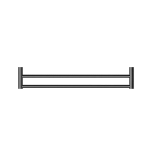 Shop Online Nero New Mecca Double Towel Rail 800mm Gun Metal NR2330dGM | The Blue Space