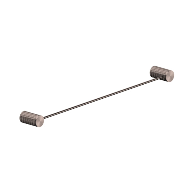 Nero Opal Single Towel Rail 800mm Brushed Bronze NR2530BZ - The Blue Space