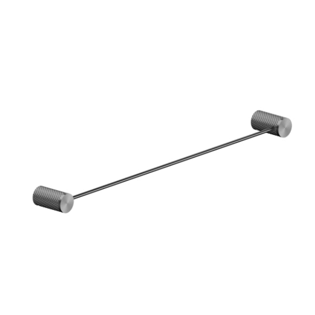 Nero Opal Single Towel Rail 800mm Graphite NR2530GR - The Blue Space