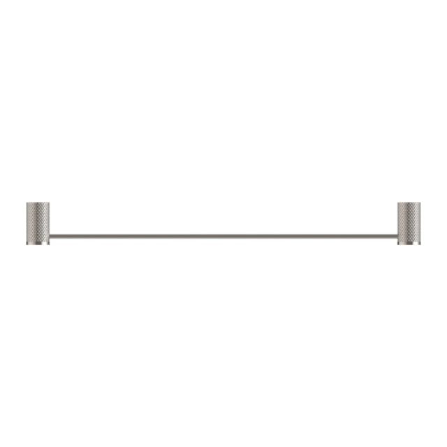 Nero Opal Single Towel Rail 800mm Brushed Nickel