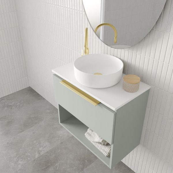 Marquis Oxford Ensuite1 Vanity - 600mm Centre Bowl Basin Detail | The Blue Space