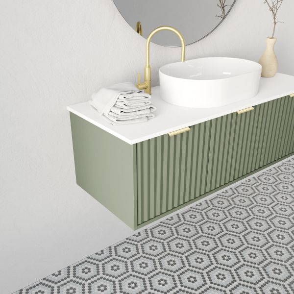 Marquis Peak5 Wall Hung Vanity - 1200 Centre Bowl Side | The Blue Space