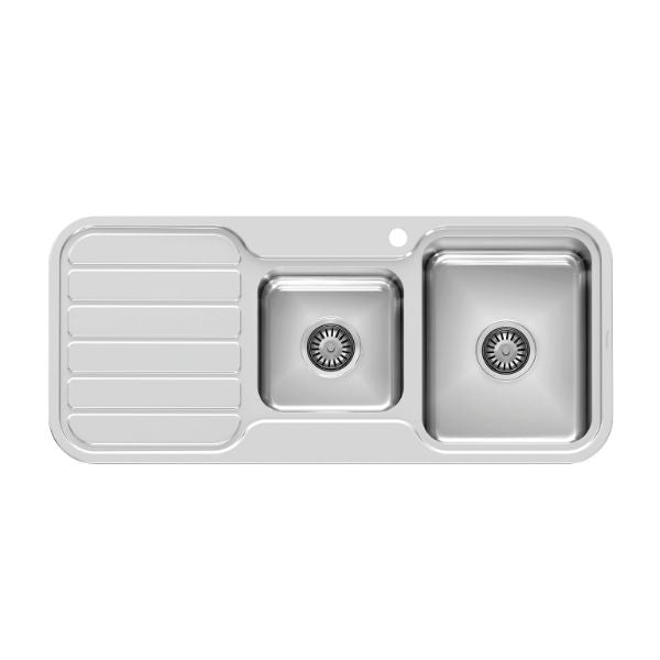 Phoenix 1000 Series 1-1/3 Bowl Sink 1000 x 480mm RH Bowl The Blue Space