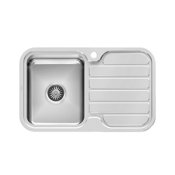 Phoenix 1000 Series Single Bowl Sink 765 x 480mm LH Bowl The Blue Space