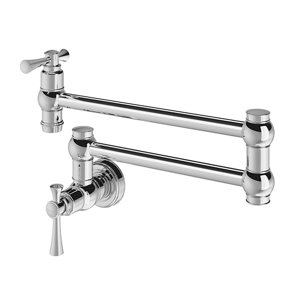 Phoenix Cromford Wall Mounted Pot Filler Chrome