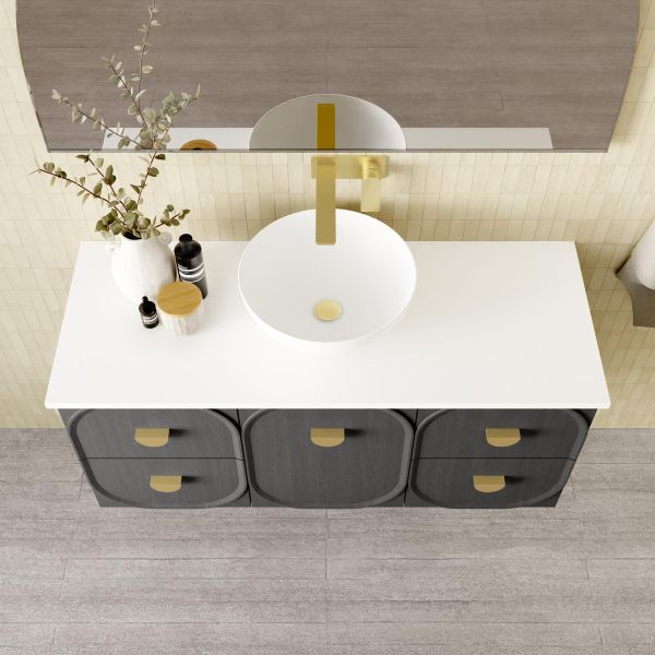 Marquis Port 5 Top Wall Hung Vanity - 1200mm Centre Bowl | The Blue Space