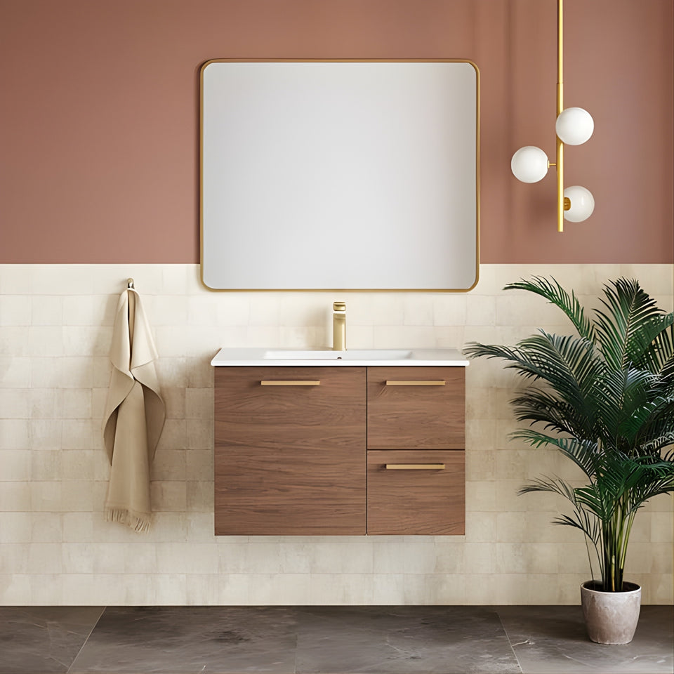 Timberline Nevada Wall Hung Vanity with Alpha Ceramic Top