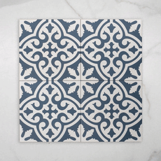 Tamarama Blue Matt P3 Cushioned Edge Porcelain Tile 300x300mm online at The Blue Space