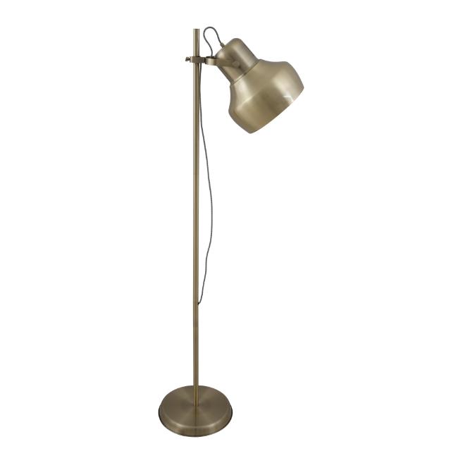 Telbix Grande Floor Lamp E27 Antique Brass GRANDEFL-AB - The Blue Space