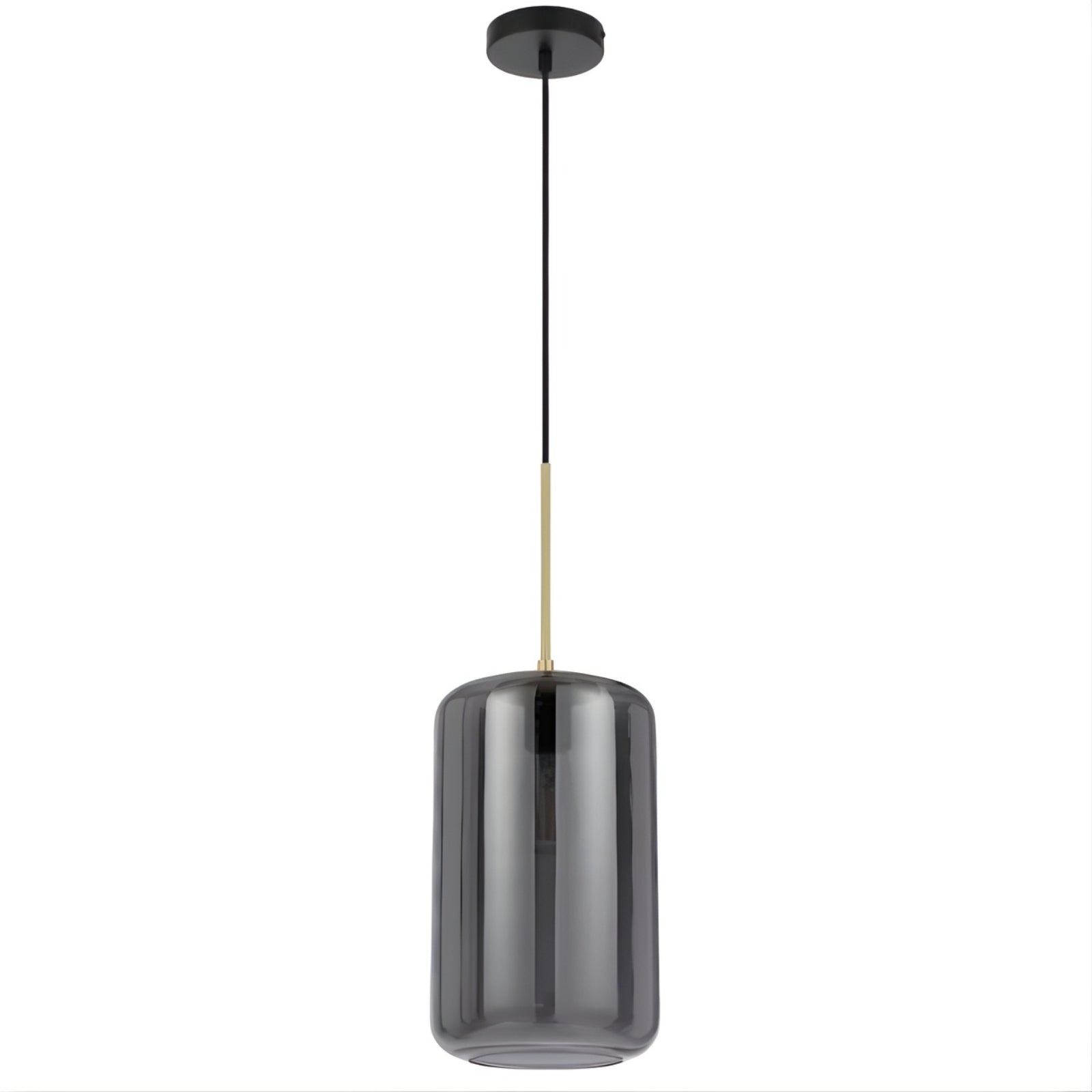 Telbix Korova Medium Pendant Light E27 Smoke KOROVAPEM-BRSSM - The Blue Space