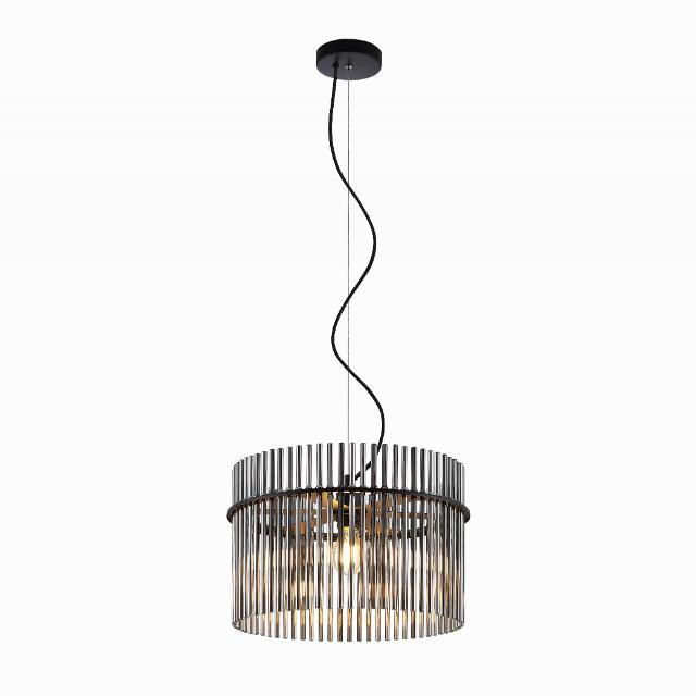 Telbix Quilo 40cm Pendant Light QUILOPE40-BKSM - The Blue Space