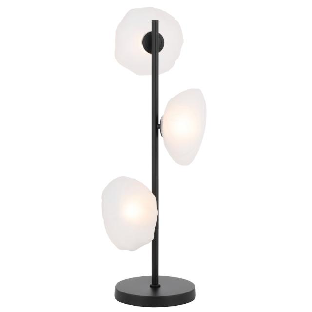Telbix Zecca Table Lamp G9 Black Frost ZECCATL3-BKFR - The Blue Space