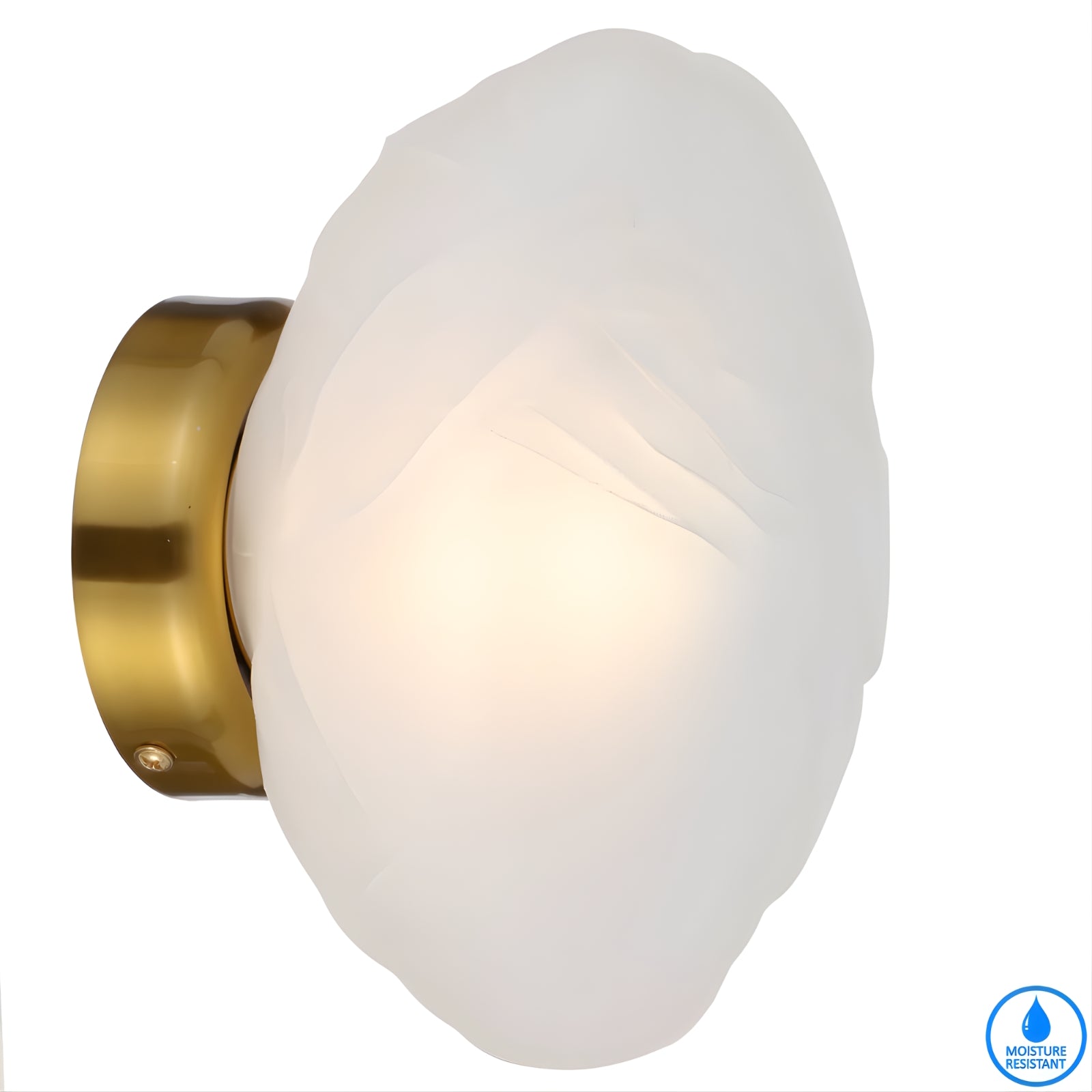 Telbix Zecca Wall Light G9 Gold Frost ZECCAWB-AGFR - The Blue Space