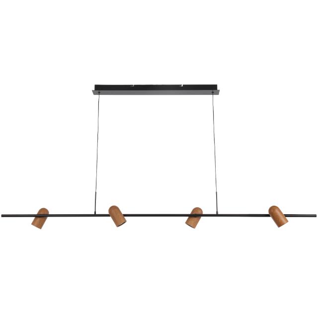 Telbix Kindle 4 Light Pendant Light Gu10 KINDLEPE4-BK - The Blue Space