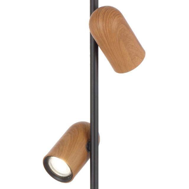 Telbix Kindle Floor Lamp Gu10 KINDLEFL2-BK - The Blue Space