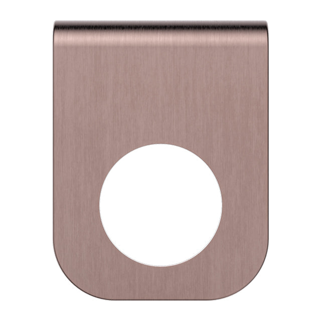 Mecca Soap Bottle Holder Brushed Bronze top view | The Blue Space