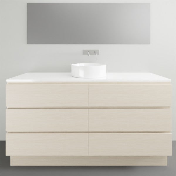 Timberline Ashton Floor Standing Vanity with Silk Surface Top and Basin - 1500mm Single Basin | The Blue Space