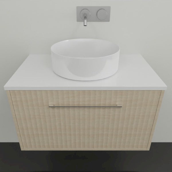 Timberline Elwood Apollo Wall Hung Vanity with Above Counter Basin 750 | The Blue Space
