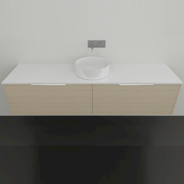 Timberline Elwood Dockland Wall Hung Vanity with Above Counter Basin 1800C | The Blue Space