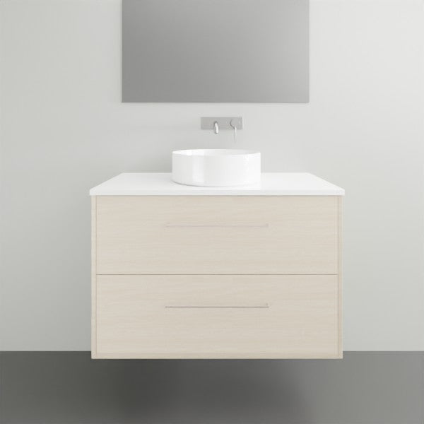 Timberline Grange Wall Hung Vanity with Silksurface Top - 900mm Single Basin | The Blue Space