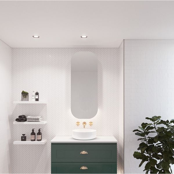 Technical Drawing Timberline Jazz Arch Shaving Cabinet - The Blue Space