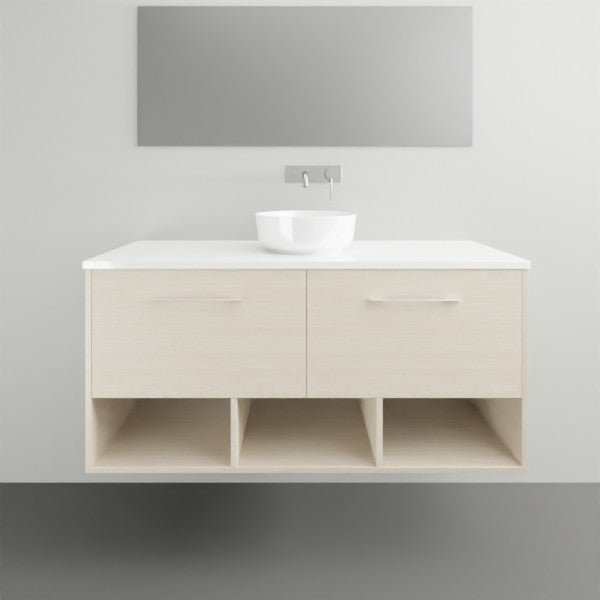 Timberline Kansas Wall Hung Vanity with Above Counter Basin - 1200mm Single Basin | The Blue Space