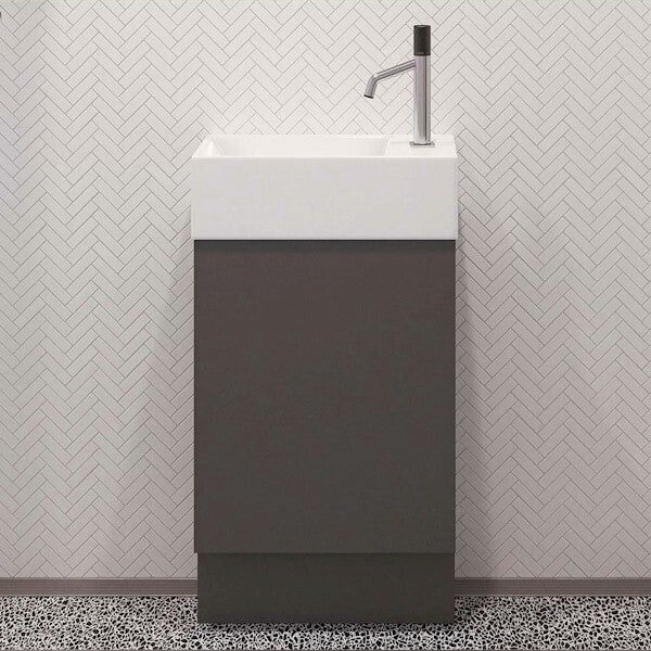 Timberline Lottie Floor Standing Vanity Left Hand - 480mm | The Blue Space
