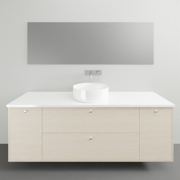 Timberline Marshall Wall Hung Vanity with Silk Surface Top - 1500mm Single Basin | The Blue Space