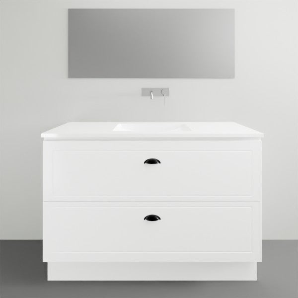 Timberline Nevada Classic Plus Floor Standing Vanity Alpha Ceramic Basin Top - 1200mm Single Basin | The Blue Space