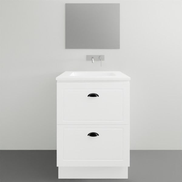 Timberline Nevada Classic Plus Floor Standing Vanity Alpha Ceramic Basin Top - 600mm Single Basin | The Blue Space