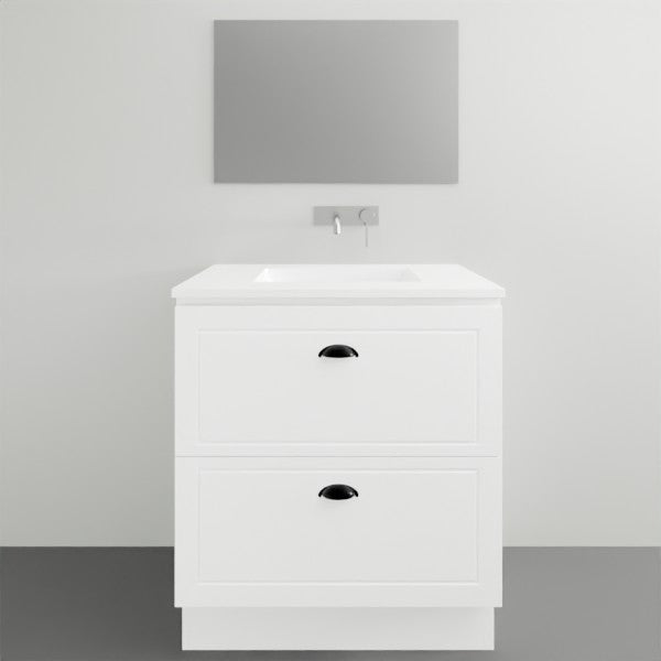 Timberline Nevada Classic Plus Floor Standing Vanity Alpha Ceramic Basin Top - 750mm Single Basin | The Blue Space