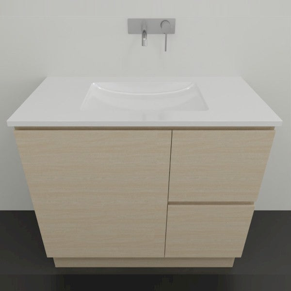 Timberline Nevada Floor Standing Vanity with Alpha Ceramic Top